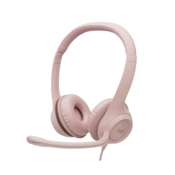 Auriculares Logitech H390 USB con Micrfono Rosa
