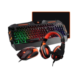 Combo Meetion MT-C500 4 en 1 Mouse + Teclado + Auricular + Pad