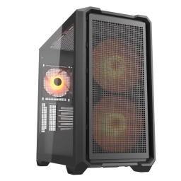 Gabinete Gamer Cougar MX600 Mini RGB Negro