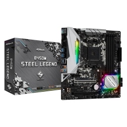 Motherboard AsRock B450M Steel Legend Socket AM4 Micro ATX