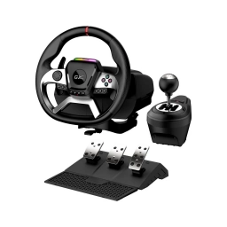 Volante Genius SpeedMaster X5 con Pedales y Cambios