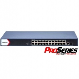 Switch PoE Hikvision PRO 24 puertos gigabit 370w admin. NNET