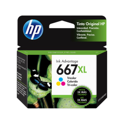 CARTUCHO HP 667 XL TRICOLOR NNET