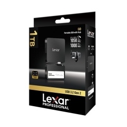 Disco SSD Lexar Pro 1TB Portable con Hub NNET