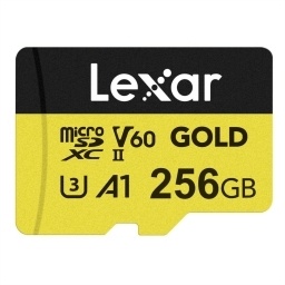 Memoria microSDXC Lexar Pro 256GB Gold UHS-II NNET