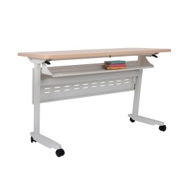 Escritorio Plegable Con Ruedas Flex I Blanco NNET