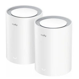 Sistema WiFi Mesh Cudy AX3000 WiFi 6 Pack de 2 Unidades Blanco