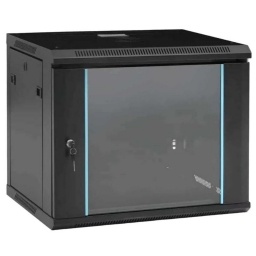 Rack 9u Zkteco Acero Wall Puerta De Vidrio NNET