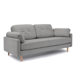 Sofa Taurus 3 Cuerpos Gris NNET