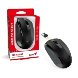 Mouse Genius NX-8008S silencioso inalmbrico negro NNET