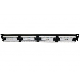 Patch Panel 24 Puertos Cat 5e Para Rack