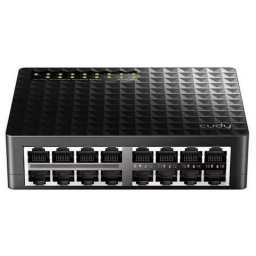 SWITCH CUDY 16 PUERTOS 10/100 MBPS NNET