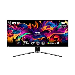 Monitor Gamer MSI MAG 341CQP 34 UWQHD Curvo 175Hz
