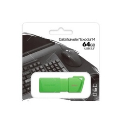 KINGSTON USB NEON 64GB GREEN NNET