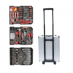 Caja de herramientas con 386 accesorios y carrito NNET