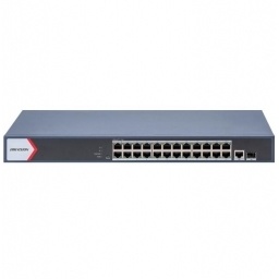 SWITCH POE HIKVISION 24P 230W ADMIN NNET