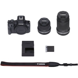 Camara Canon R50 Mirrorless lentes 15-45mm + 55-210mm NNET