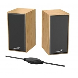 Parlante Genius 2.0 SP-HF180 6W USB madera NNET