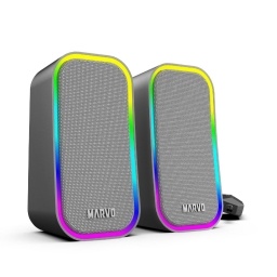 PARLANTE MARVO SG-285 RGB GREY NNET