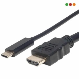 CABLE HDMI MM 2 MTS A USB C MANHATT NNET