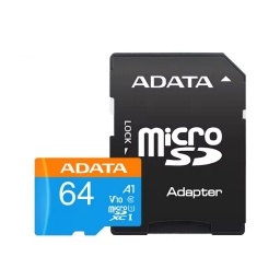 Memoria MicroSDXC 64GB Adata UHS-I Clase 10 A1 con Adaptador