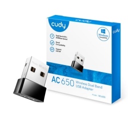 Adaptador Cudy Wifi AC650 Doble Banda NNET