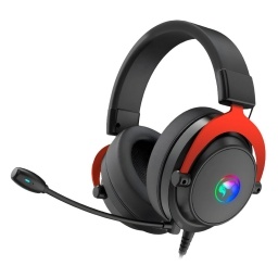 Auricular Marvo Hg9067 Tactic 70 7.1 RGB Bk/RD NNET
