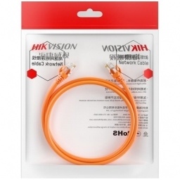 PATCH 0.5 MTS CAT6 NARANJA HIKVISION