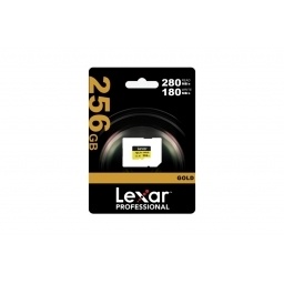 Memoria microSDXC Lexar Pro 256GB Gold UHS-II 