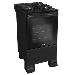 Cocina TEM Luna Glass 4H con Horno 48L