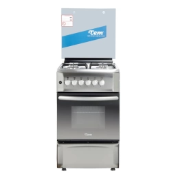 Cocina a Gas TEM Mery 4 Hornallas con Horno 48 Litros