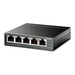 Switch TP-LINK TL-SG105PE | 5 Puertos Gigabit (4 Puertos PoE 802.3af  at PoE +) 