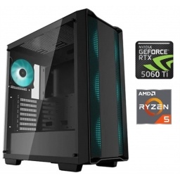 Equipo Gamer Ryzen 5 5500X3D, 16GB, 1TB NVMe, RTX 5060Ti 8GB