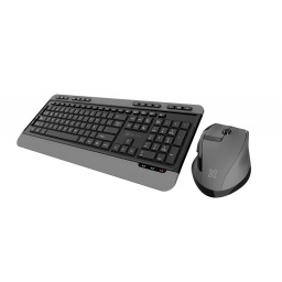 KIT TECLADO MOUSE KLIPX GRAY