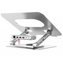 Soporte Unitek para Notebook 360� con HUB USB desmontable