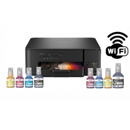 Impresora Brother Multifunci�n Wi-Fi + Botellas de recarga extra