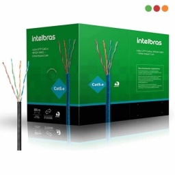CABLE UTP | CAT5E | EXTERIOR | 305M | NEGRO | COBRE | INTELBRAS | IL5CPT