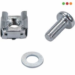 Racks - KIT de Tornillos + tuerca + cazoleta x 100 Unidades KPP - INTELBRAS