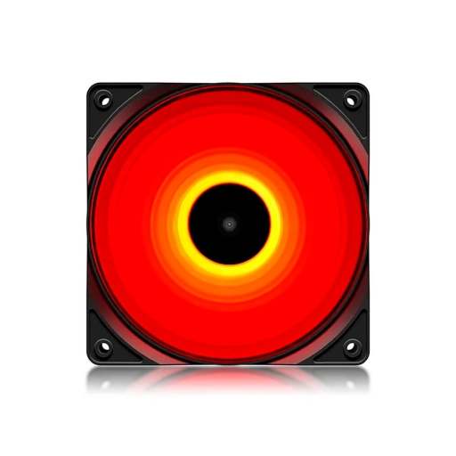 Ventilador DeepCool RF120R LED Rojo 120mm
