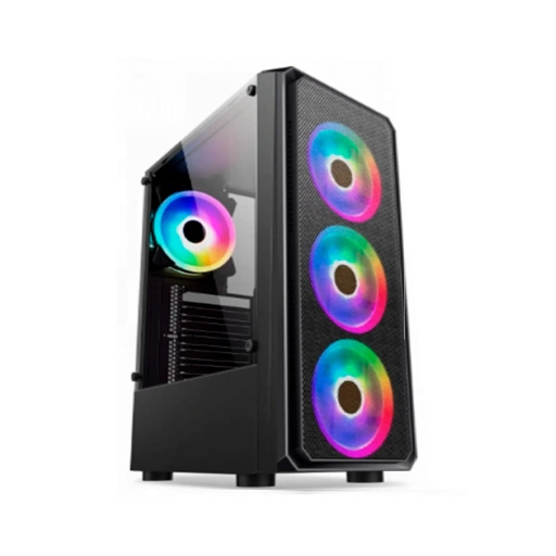 Gabinete NSX Airflow 902M + Fuente 650W Negro