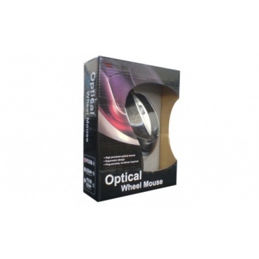 Mouse ptico Xtreme negro plata USB NNET