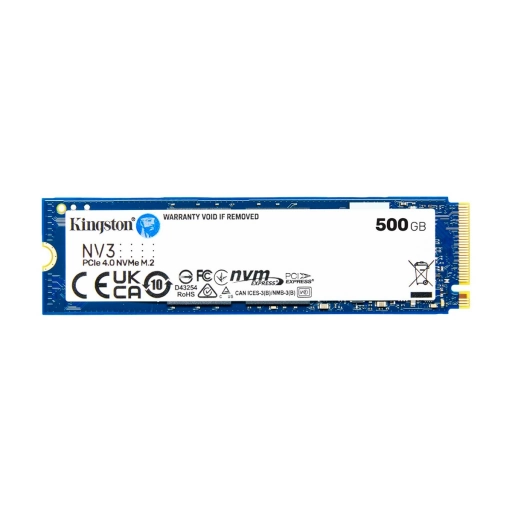 Disco Slido 500GB Kingston SNV3S SSD M2 2280 PCIe