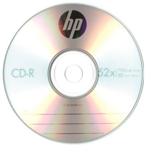 CD-R HP 52x 80min 700mb NNET