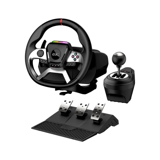 Volante Genius SpeedMaster X5 con Pedales y Cambios