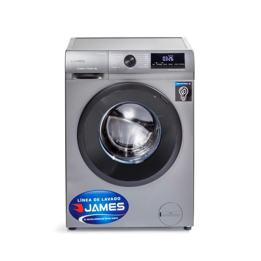Lavarropa James Carga Frontal 8Kg 15 Programas Inverter LR 8140 
