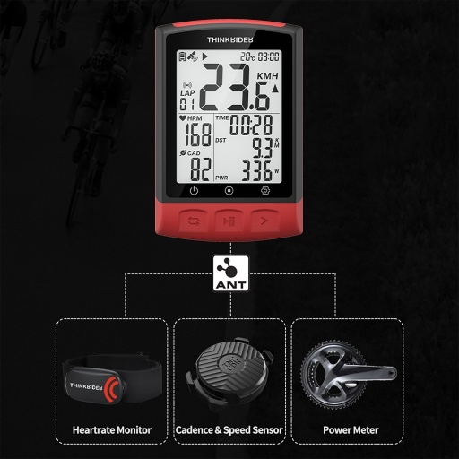 CICLOCOMPUTADOR THINKRIDER GPS BC108 NNET