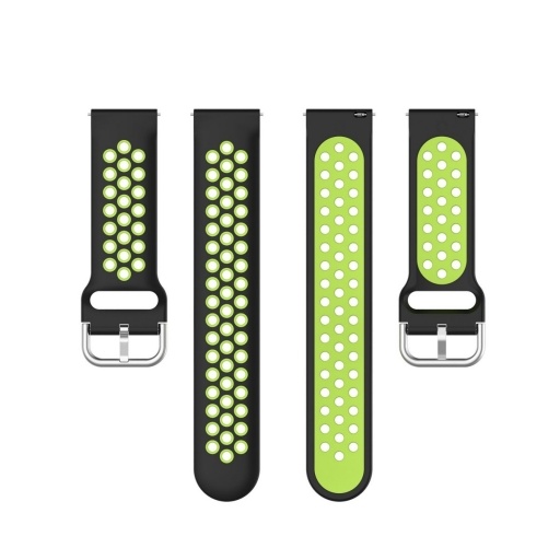 Malla Colmi Silicona P/smartwatch Negra/verde 20mm NNET