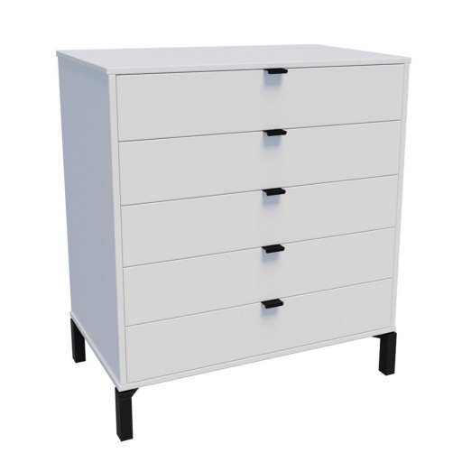 Cmoda Marden de 5 cajones Vertical/ Blanco NNET