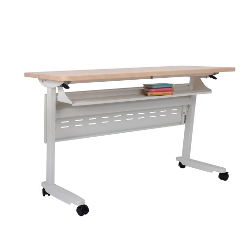 Escritorio Plegable Con Ruedas Flex I Blanco NNET