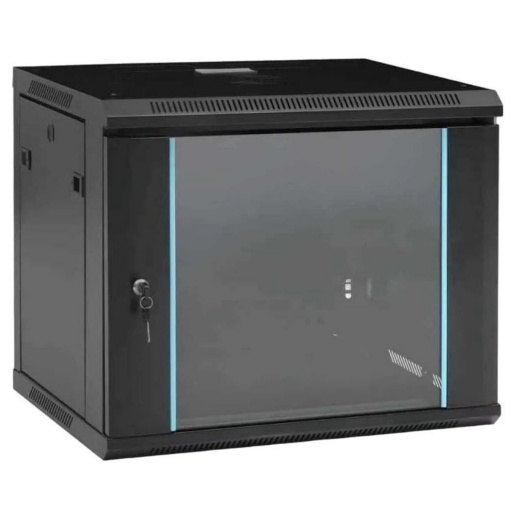 Rack 9u Zkteco Acero Wall Puerta De Vidrio NNET